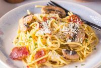 Bacon & Mushroom Carbonara