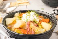Hearty Corned Beef and Cabbage Soup