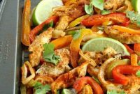 Sheet Pan Chicken Fajita Fiesta