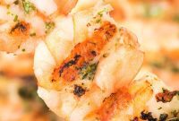 Flame-Kissed Prawns
