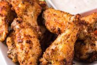 Golden Crispy Air Fryer Wings