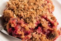 Rustic Rhubarb Crumble