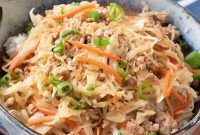 Deconstructed Egg Roll Bowl