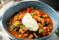 Smoky Chipotle Chicken Soup