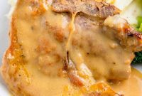 Tender Baked Pork Chops in Rich Pan Gravy