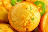 Crispy Jalapeño Cheddar Corn Muffins