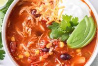 Creamy Instant Pot Enchilada Soup