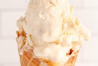 Homemade No-Churn Salted Caramel Ice Cream