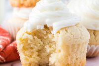 Festive Eggnog Cupcakes