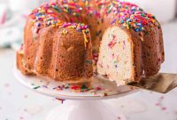 Rainbow Sprinkle Pound Cake
