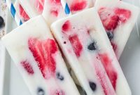 Red White and Blue Berry Pops