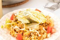 Loaded Cheeseburger Fried Rice