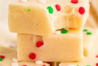 Frosted Sugar Cookie Fudge