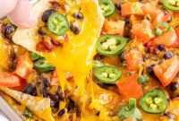 Volcano Black Bean Nachos