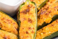 Loaded Air-Fried Buffalo Chicken Jalapeños