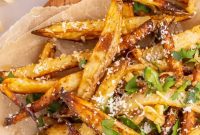 Ultimate Air Fryer Garlic Parmesan Fries