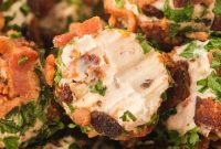 Keto Bacon & Sundried Tomato Cheese Poppers