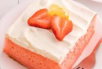 Zesty Strawberry Dream Cake
