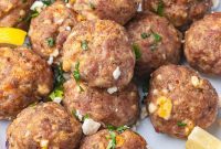 Mediterranean Turkey Feta Meatballs