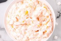Creamy Peach Cloud Salad