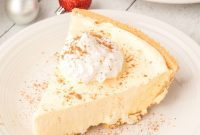 Dreamy No-Bake Eggnog Pie