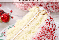 Festive Peppermint Dream Cake