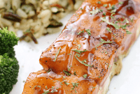 Dr Pepper Lacquered Salmon