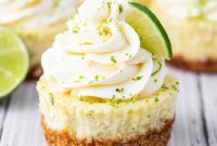 Zesty Mini Key Lime Cheesecakes
