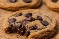 Golden Brown Butter Sourdough Chocolate Chip Cookies