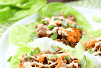 Savory Asian Pork Lettuce Cups