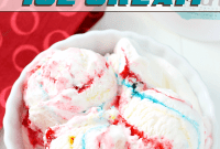 Heroic Gelatin Swirl No-Churn Ice Cream