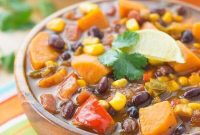 Soulful Sweet Potato and Black Bean Soup