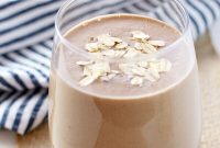 Dreamy Chocolate Peanut Butter Oat Smoothie