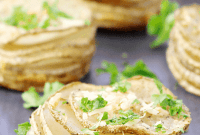 Golden Garlic Parmesan Potato Stacks