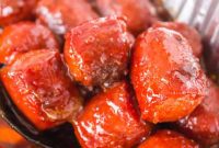 Caramelized Smoked Hot Dog Bites