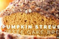 Pumpkin Streusel Coffee Loaf