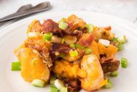 Fully Loaded Chicken Potato Bake