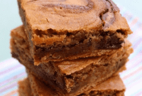 Decadent Chocolate Swirl Blondies