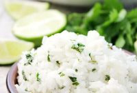 Zesty Cilantro Lime Rice