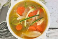 Southwestern Chicken Zoodle Stew