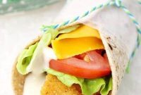 Golden Crispy Chicken Wraps