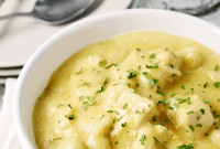Comforting Crockpot Chicken and Dumplings
