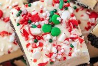 Decadent White Chocolate Peppermint Fudge