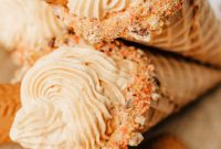 Spiced Pumpkin Cheesecake Cones