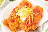 Cheesy Beef Enchilada Bake