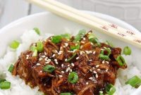 Sticky Honey Sesame Slow Cooker Chicken