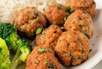 Crispy Air Fryer Chicken Meatballs