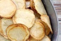 Golden Crispy Homemade Chips