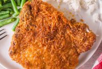 Golden Crispy Air Fried Bone In Pork Chops