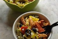 Zesty Pepperoni Feta Pasta Salad